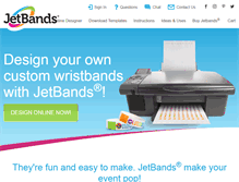 Tablet Screenshot of jetbands.com